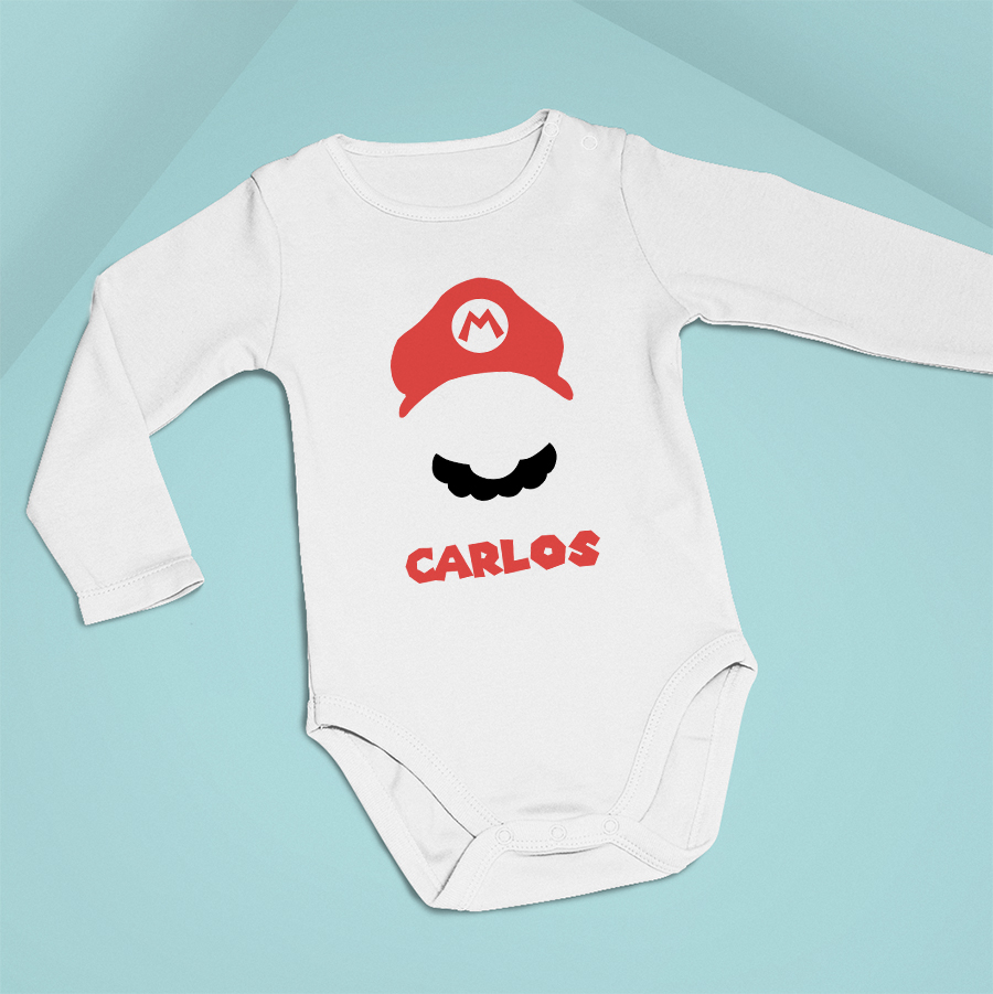 Body bebé manga larga “Mario”