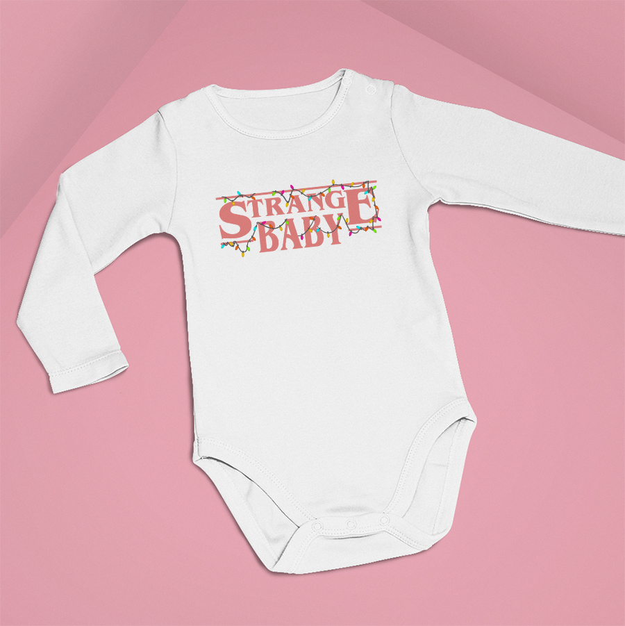 Body bebé manga larga “Strange Baby”