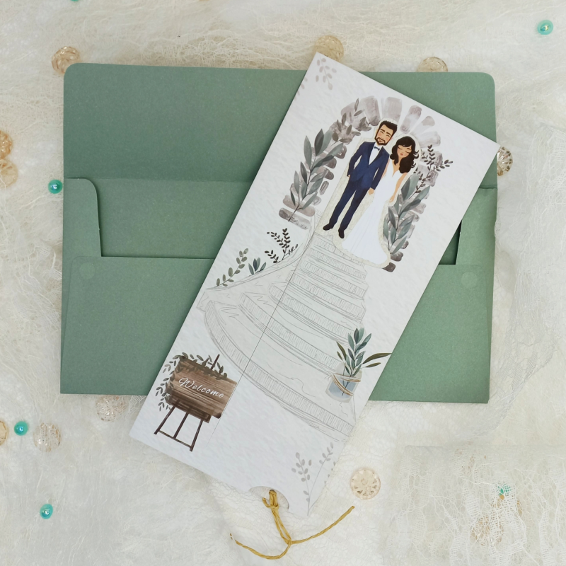 Invitación «just married» 39900