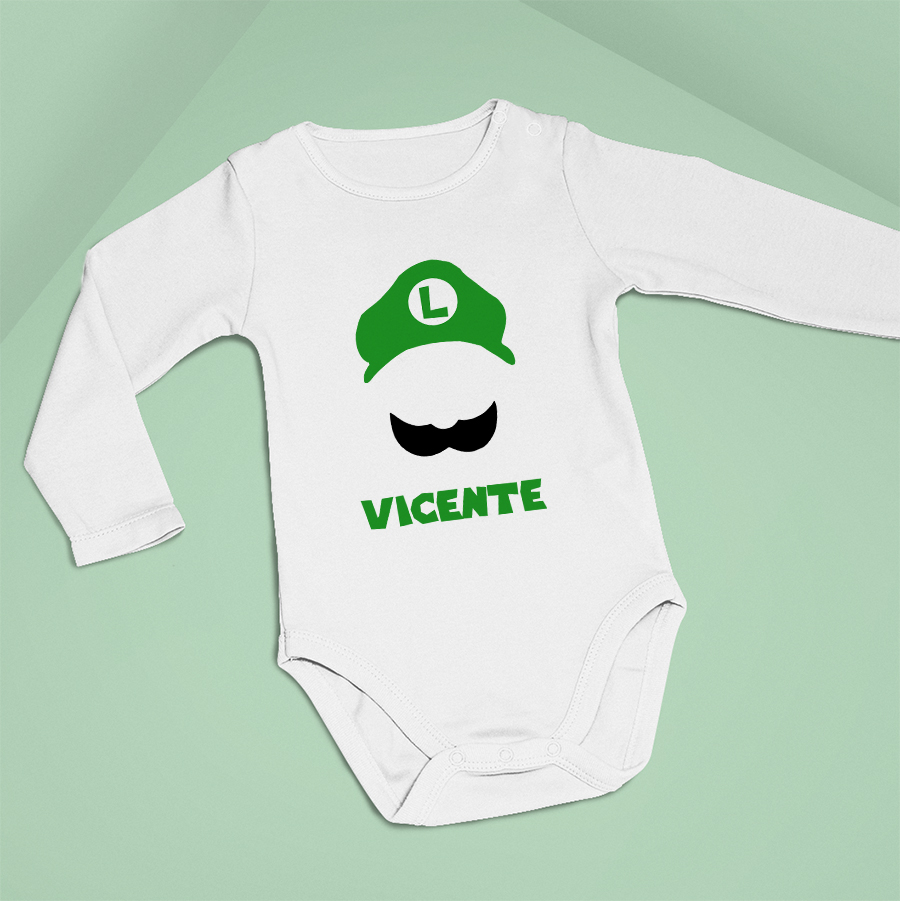 Body bebé manga larga “Luigi”