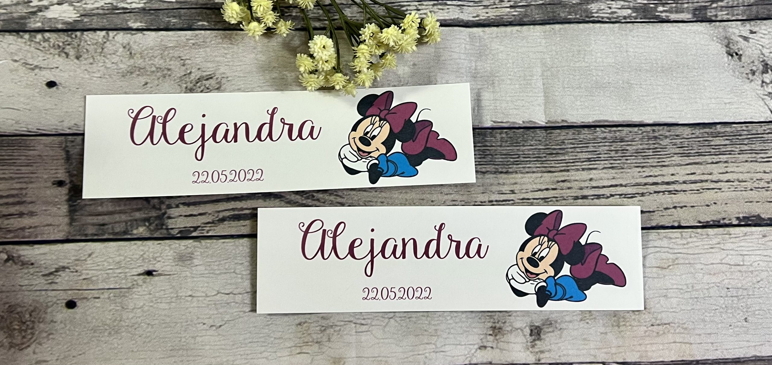 Pegatina agua minnie