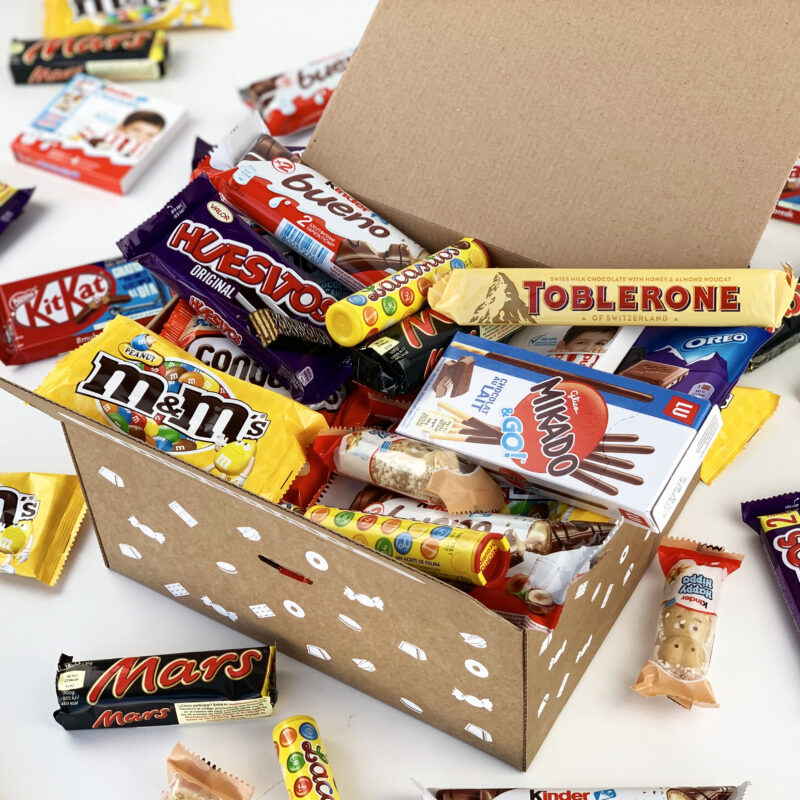 Caja regalo chocolatinas choco maxi plus