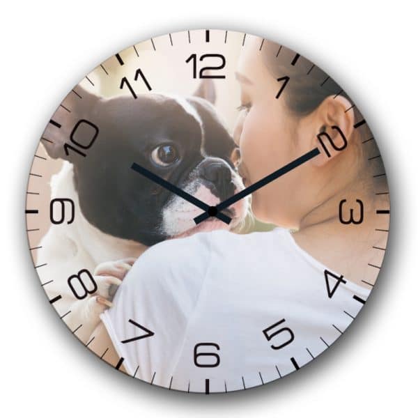 Reloj de pared personalizado (Clásico con números)