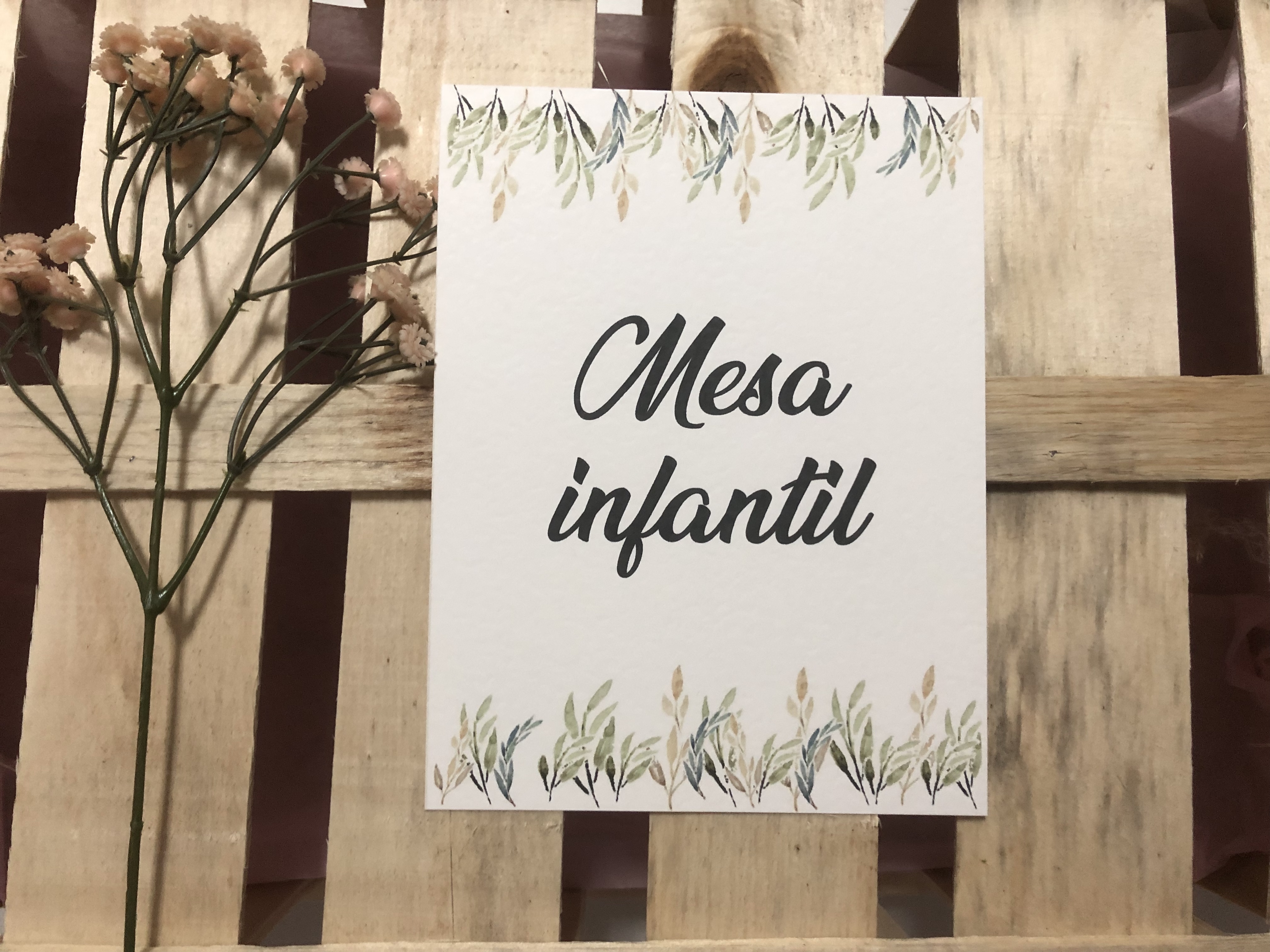 Mesero hojas olivo