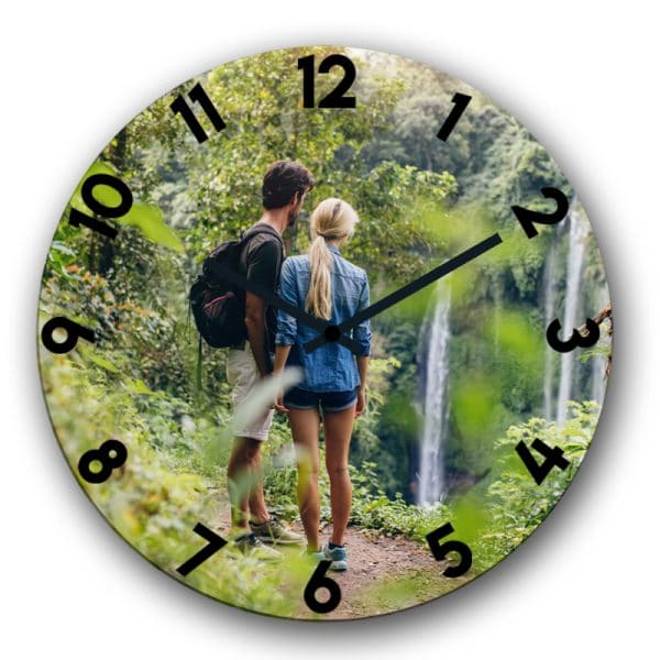 Reloj de pared personalizado (Estilo Curve)