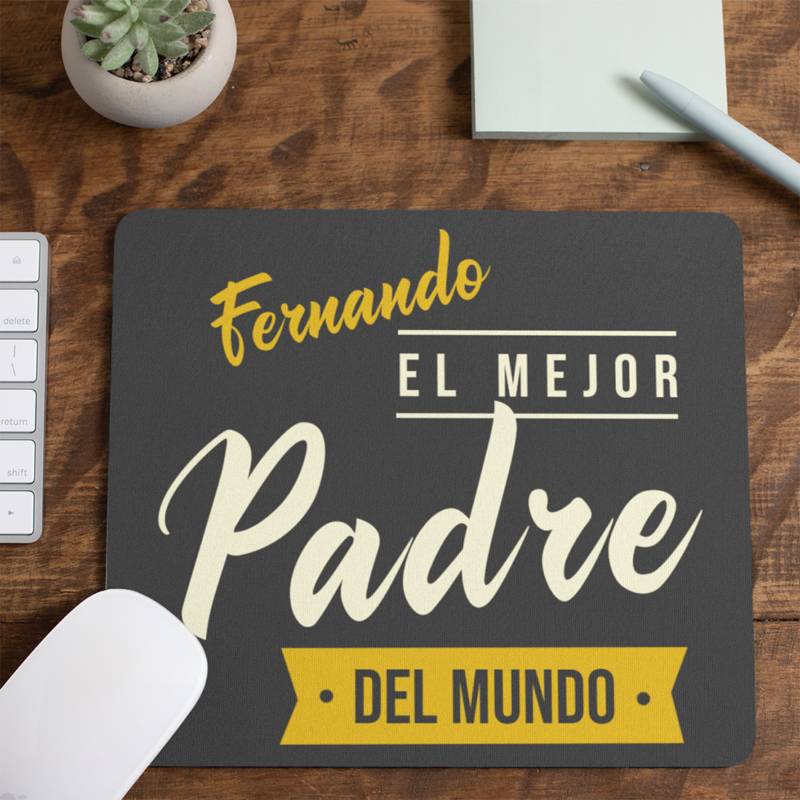 Alfombrilla de ratón «El mejor padre del mundo»