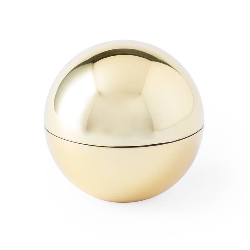Bálsamo labial metalizado dorado