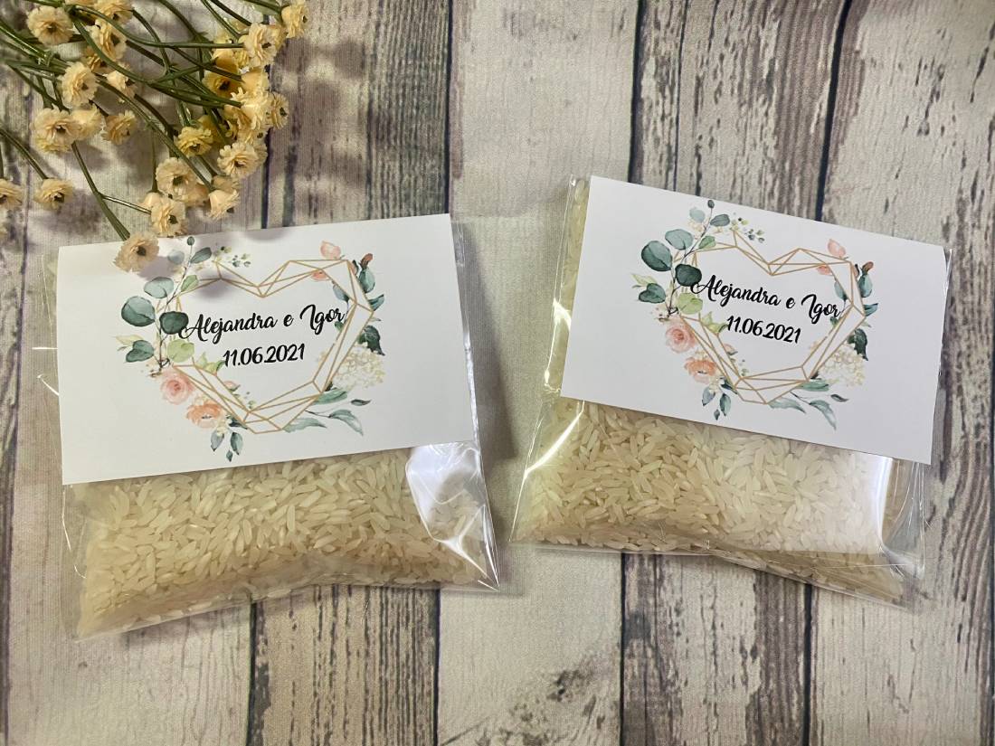 Bolsa para arroz con tarjeta (SIN ARROZ)