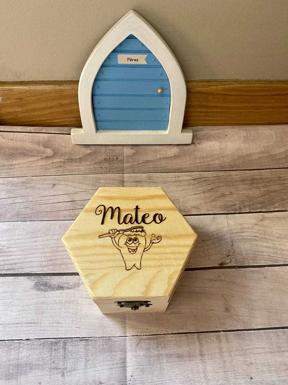 Caja guarda dientes personalizada