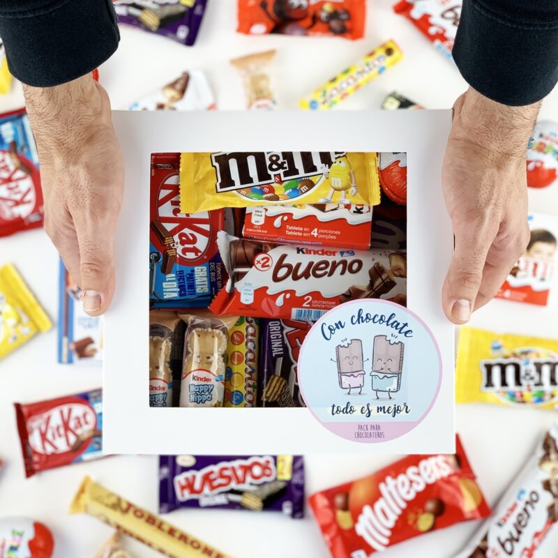 Caja regalo chocolatinas choco maxi