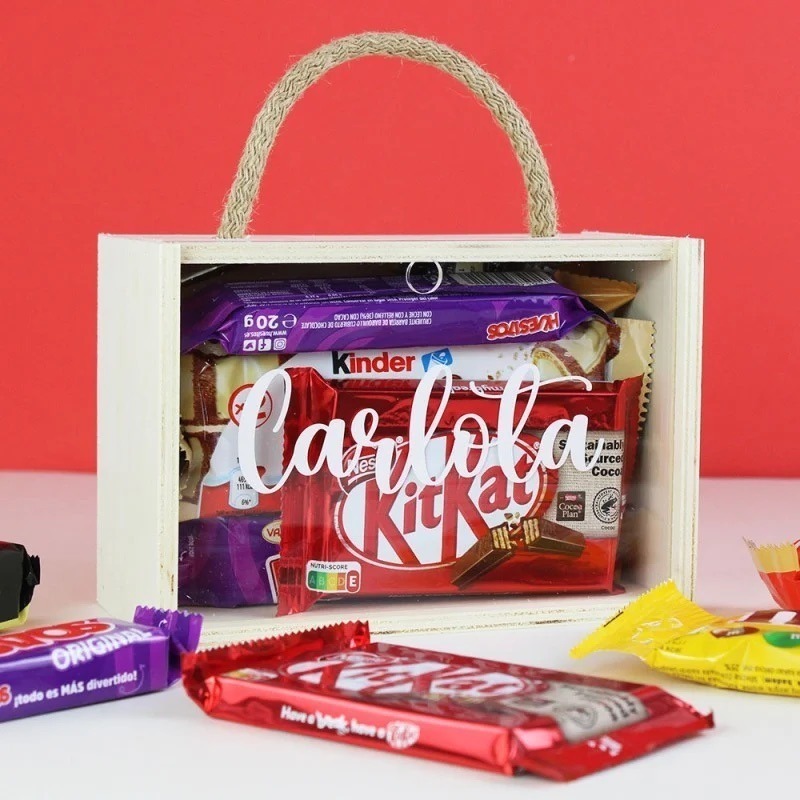 Caja Regalo Chocolatinas con Nombre