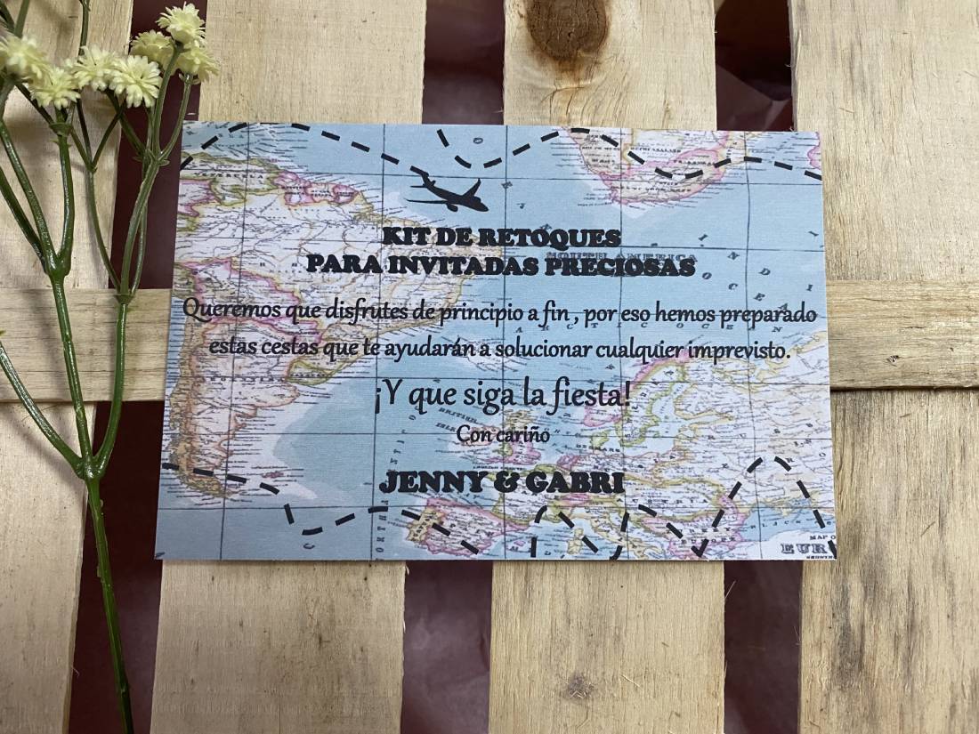 Cartel baño fondo mapa azul