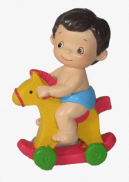 Figura pastel niño caballito 6549AZ