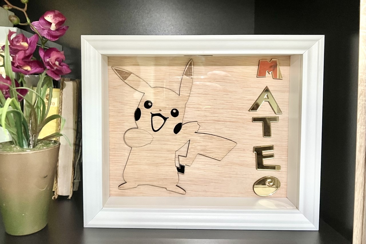Hucha personalizada pikachu
