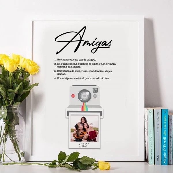 Lámina personalizada Amigas