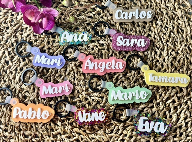 Llavero personalizado hecho en metacrilato