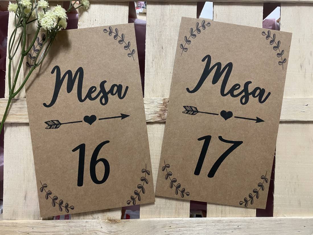 Mesero papel kraft