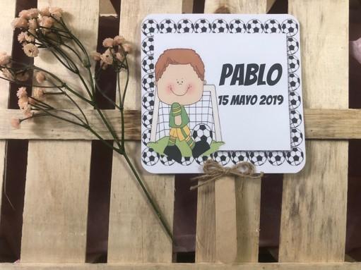 Pai pai comunión niño fútbol
