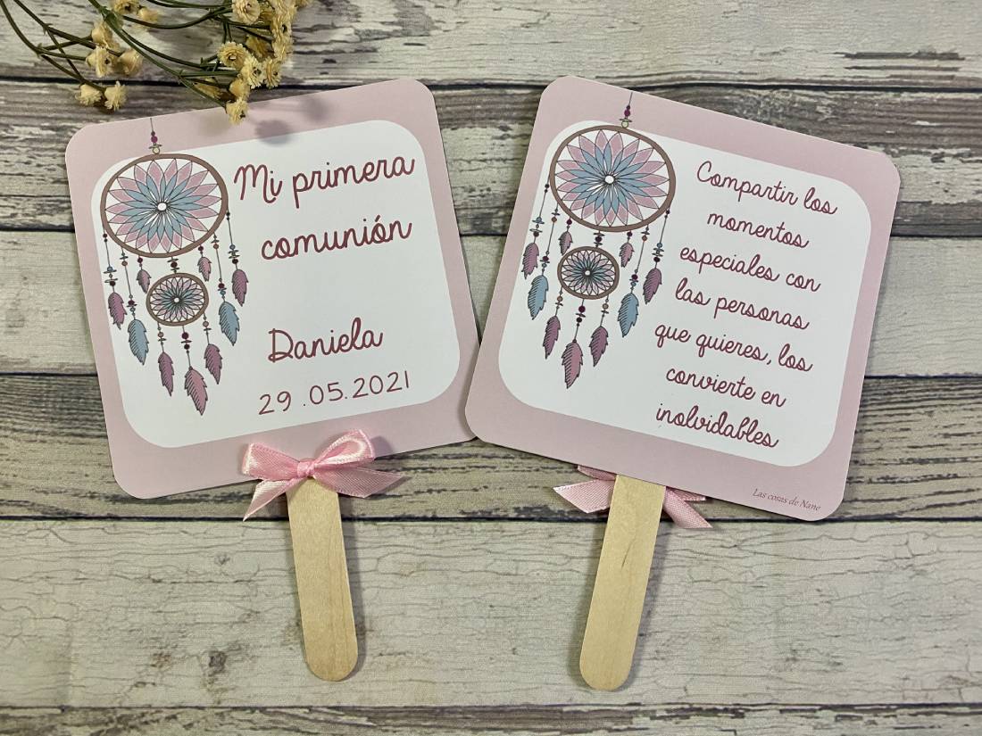 Pai pai atrapasueños rosa