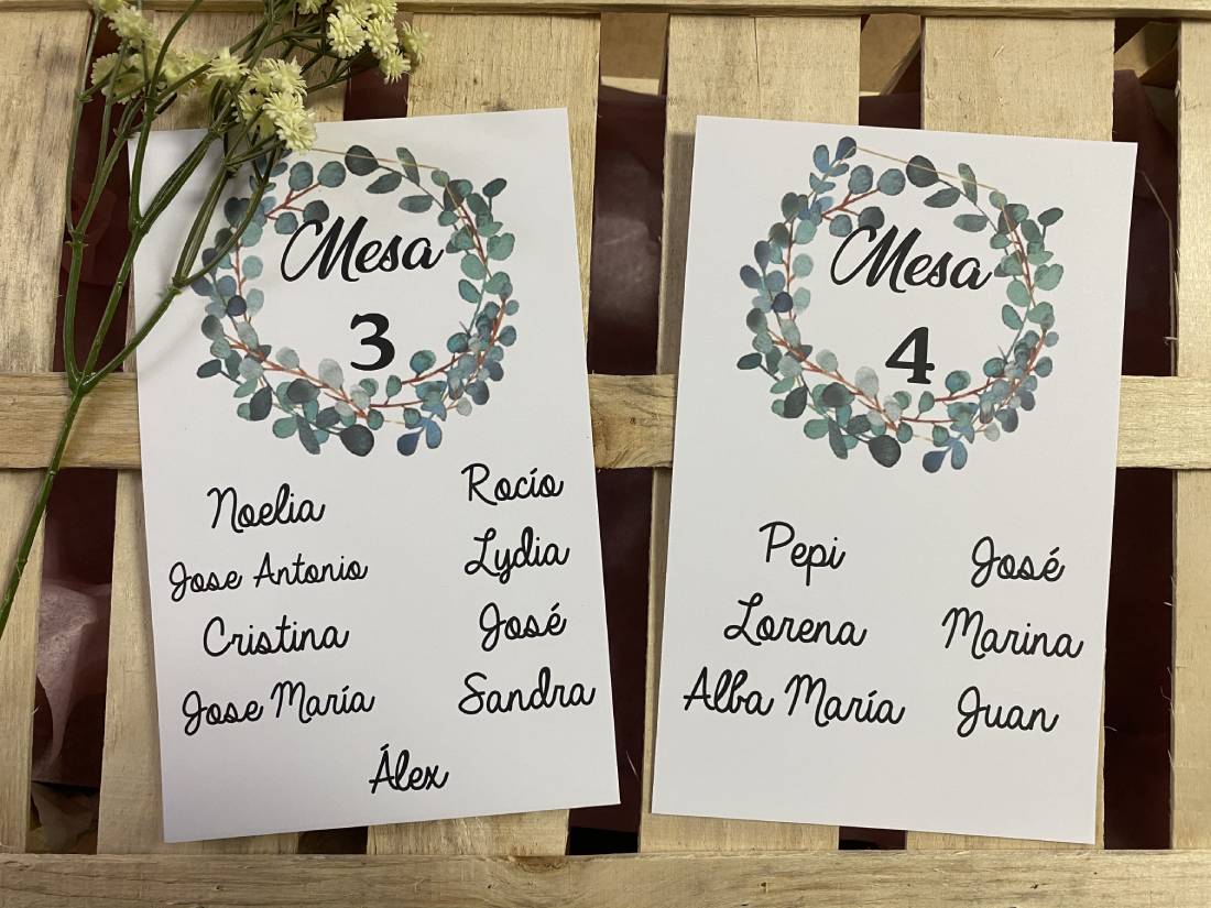 Seating plan corona olivo