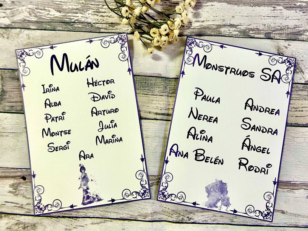 Seating plan disney